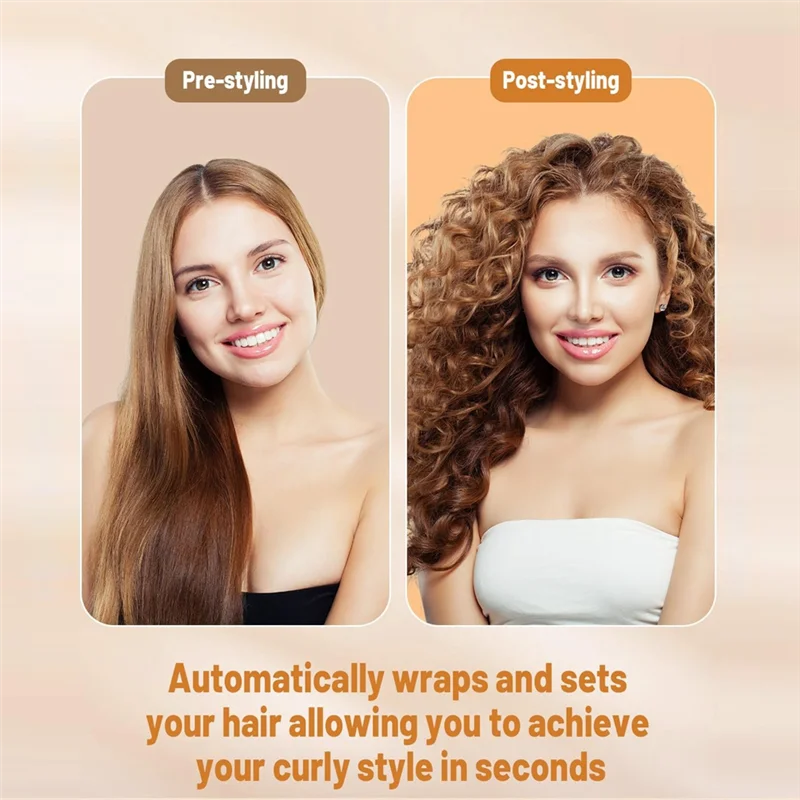 AT28-For Dyson Airwrap HS01 HS05 HS08 Curling Iron Attachments- Round Volumizing Brush& 0.78In To 1.4In Conical Long Barrels