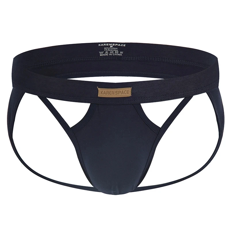 1pcs Sexy Men's Underwear Thongs Briefs Backless Cotton Homme Slip String Homens Cuecas U Pouch Underpants