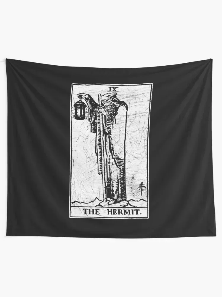 The Hermit Tarot Card - Major Arcana - fortune telling - occult Tapestry Funny Room Decoration Accessories Tapestry