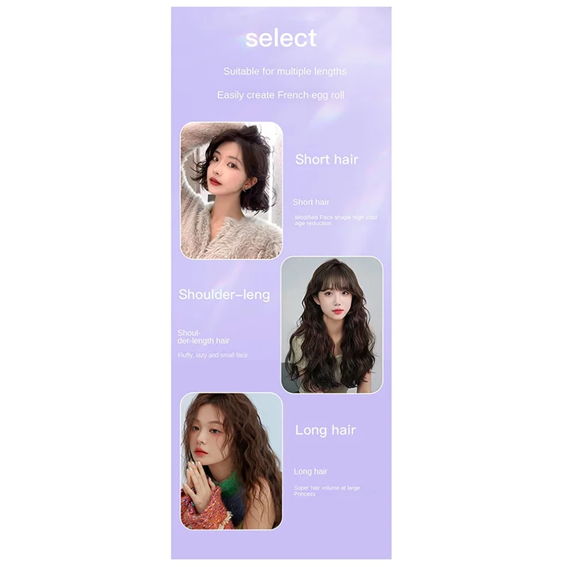 

Щипцы для завивки волос с глубокими волнами, 32 мм, щипцы для завивки волос, 5 регулируемых температур, быстрый нагрев, щипцы для завивки волос, палочка для стайлера