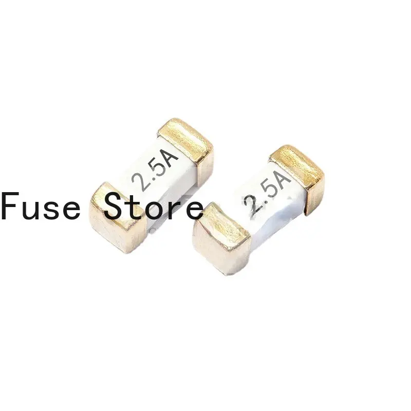 

20PCS 2.5A250V SMD Slow Blow Fuse 1808/6125/2410-T250 2.5A 6.1x2.5mm