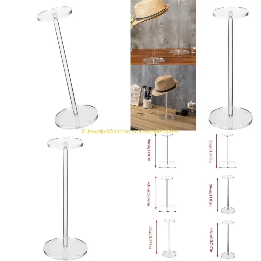 

31KD Clear Acrylic Hat Holders for Home Organization and Stores Display Solution