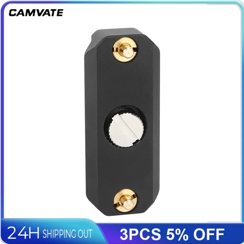 CAMVATE Quick Release NATO Safety Rail with 1/4inch-20 Anti-Twist Screw 2inch Length NATO For Camera Cage Rig