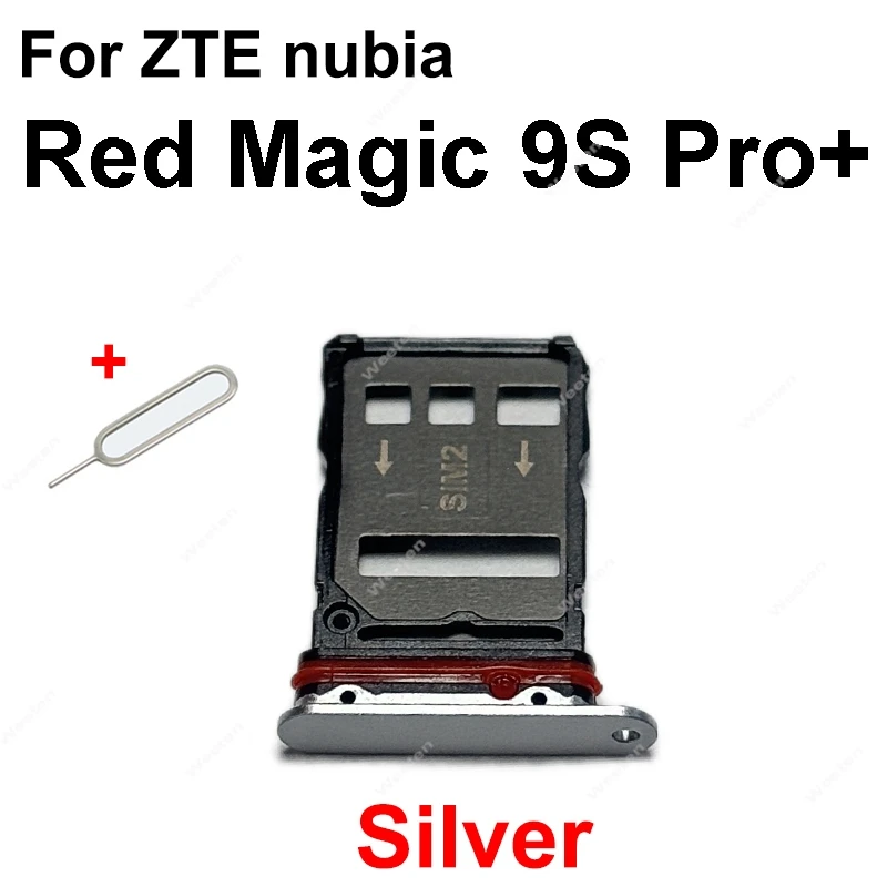 For ZTE nubia Red Magic 8 8S 9 Pro+ Plus NX729J NX769J SIM Card Slot Tray Premium Phone Repairing Unresponsive Trays image 2