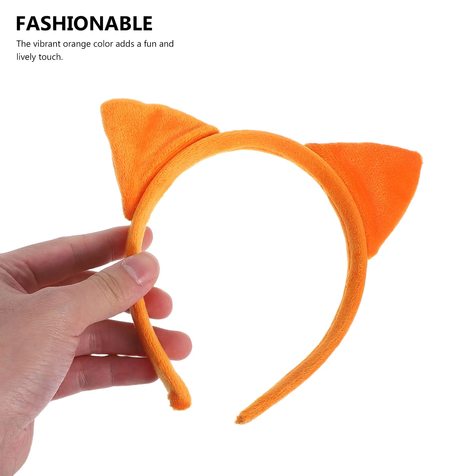 

1 Set Cat Ear Headband Tail Costume For Kids Children Animal Ears Accessories Halloween Party Cosplay Outfit Play Pretend Dress