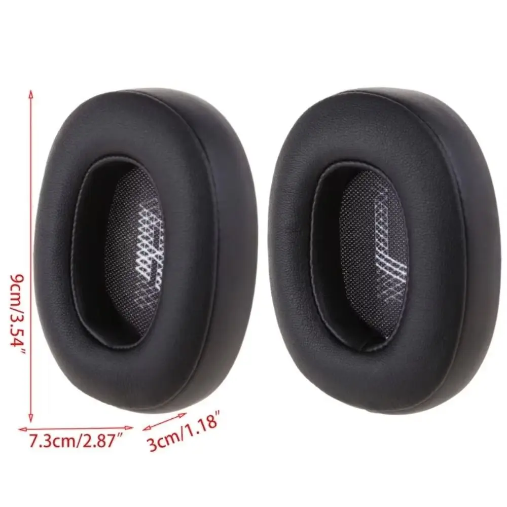 1Pair Protein Leather Ear Pads Foam Sponge Replacement Headset Earmuff Earpads for JBL LIVE500BT for Headphone Accessories