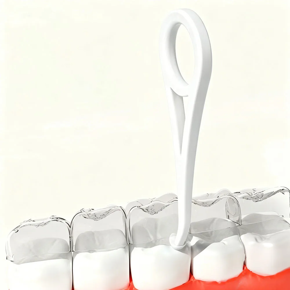 Super Deer Invisible Braces Extractor Ergonomical Orthodontic Aligner Remover Plastic Tooth Hook For Braces 1/5/10/20Pcs