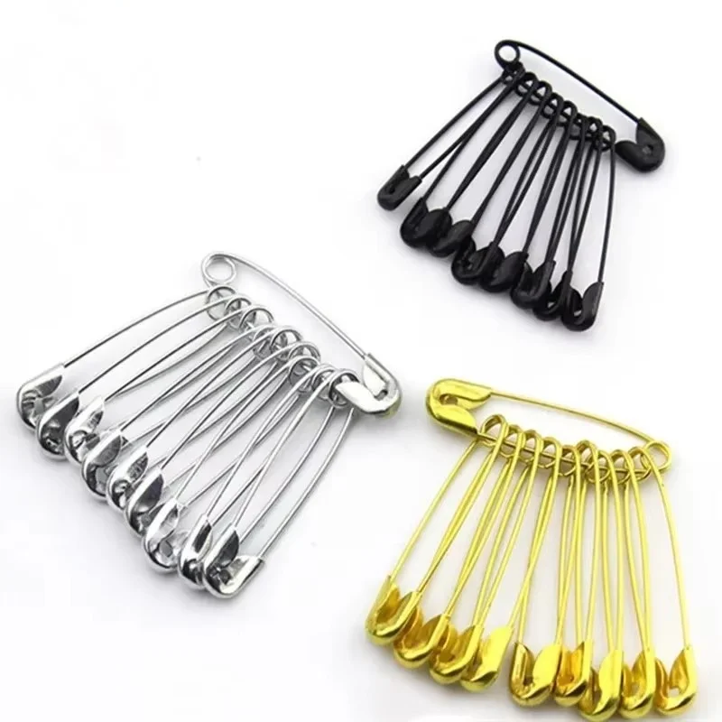 1000PCS Gold/Silver/Black/Red Safty Pins For Clothes Tags Strings Cords DIY Quality Garment Accessories Sewing Brooch Safety-pin