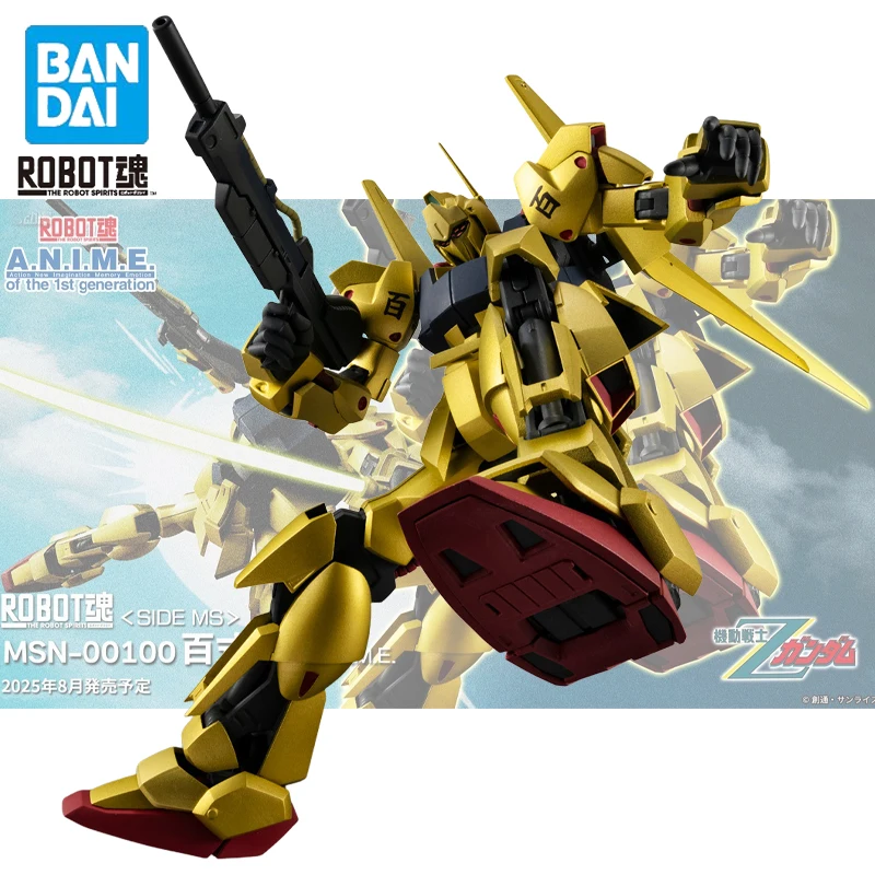 

Original BADNAI ROBOT MSN-100 Hyaku Shiki ver. A.N.I.M.E. Genuine Action Figure Assembled Collectibles Model Ornament Toy Gifts