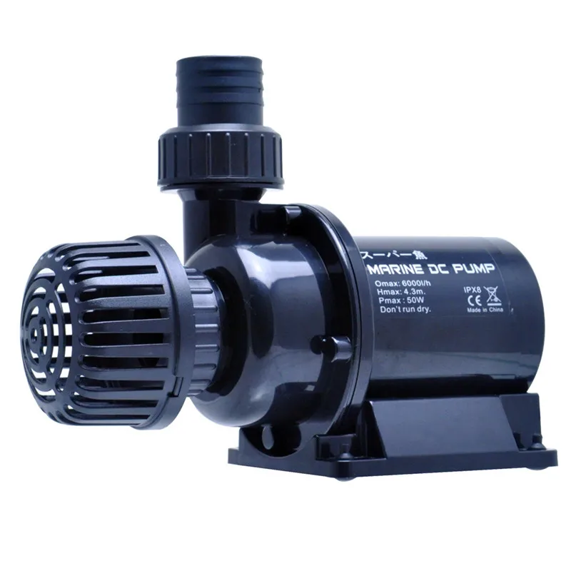 DC Ultra-Quiet Aquarium Water Fountain Pump With Controller 25W for Saltwater/Freshwater Fish Tank Pond Sump Circulation Filter