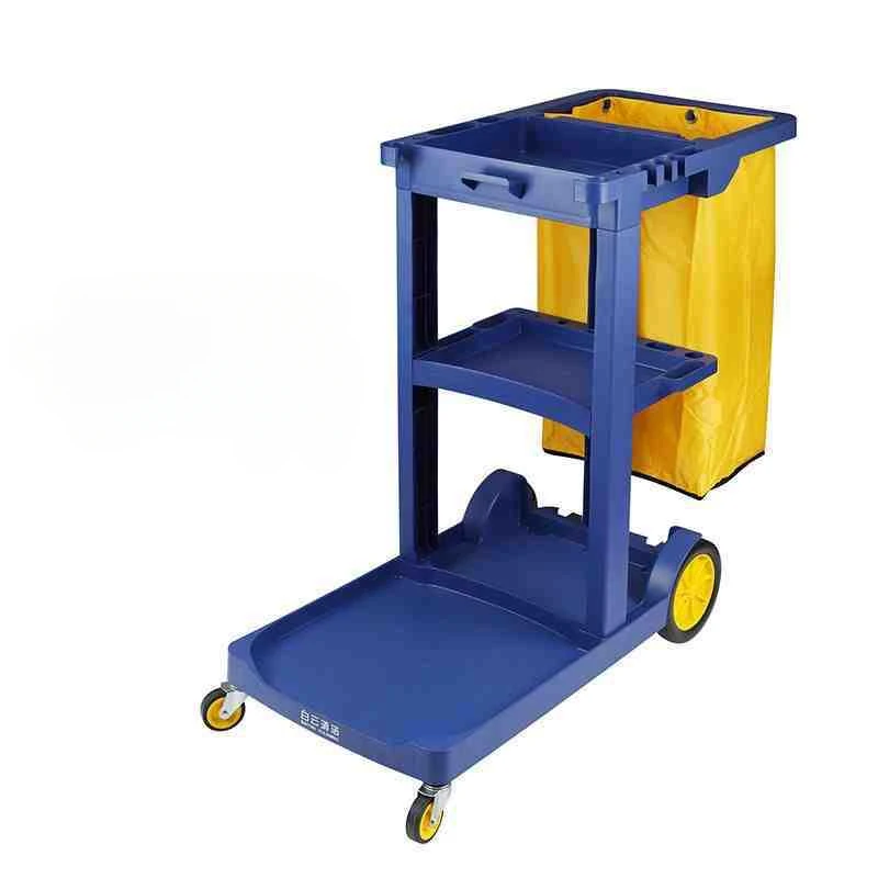 

Baiyun cleaning car, cleaning car, multi-functional trolley, special tool car for hotel rooms, property linen sanitary car