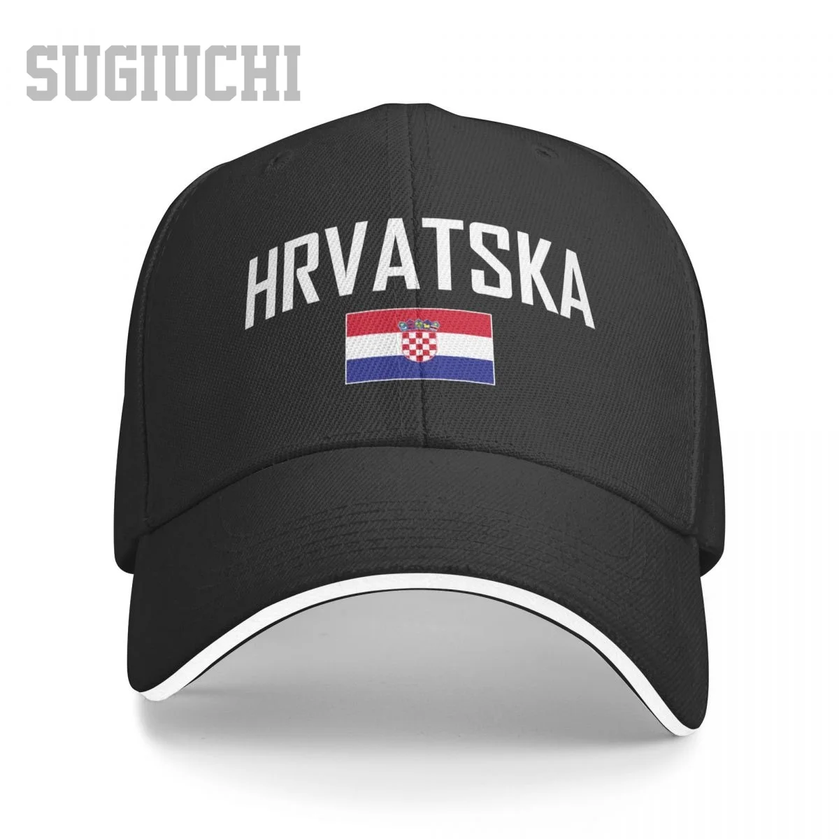 Unisex Sandwich Croatia HRVATSKA Flag And Fon Baseball Cap Men Women Hip Hop Caps Snapback Golf Hat Fishing