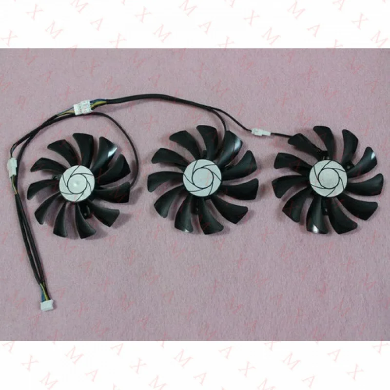 

LL Set of 3 Fan Cooler Fan For MSI GTX 980 1060 1070 1080Ti HA9010H12SF-Z 85mm