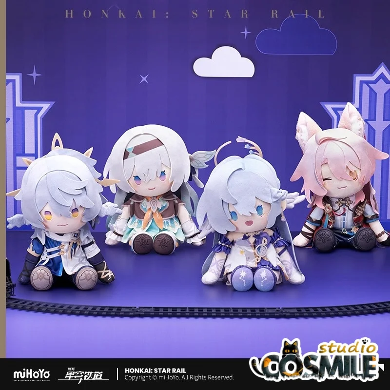

Official Honkai: Star Rail Sunday Robin Firefly Jiao Qiu Stuffed Plushie Plush 35cm Doll Sitting Seated Doll Body Clothes Toy