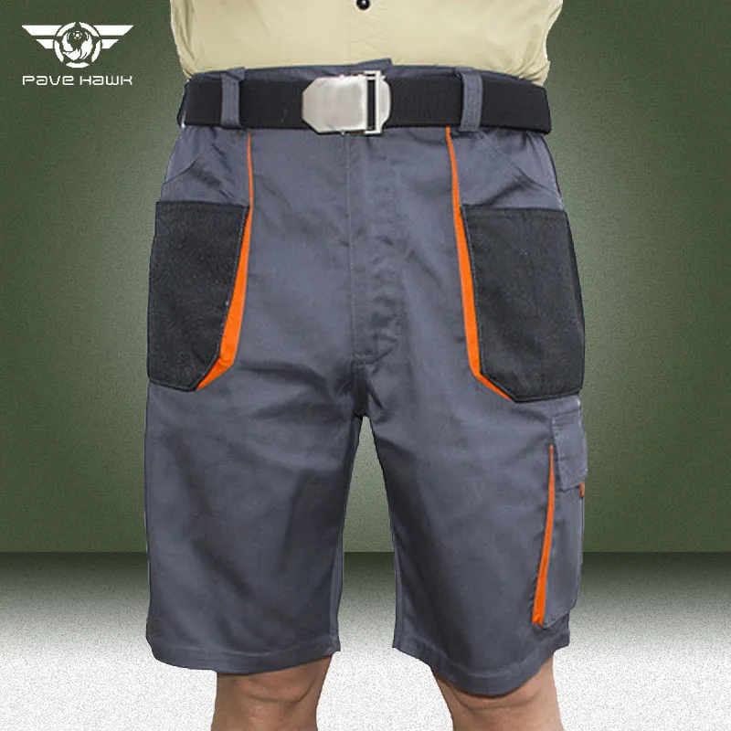 Multi-pocket Cargo Shorts Men Summer Military Training Hunting Wear-resistant Tactical Short Pants Outdoor Wide-leg Work Shorts