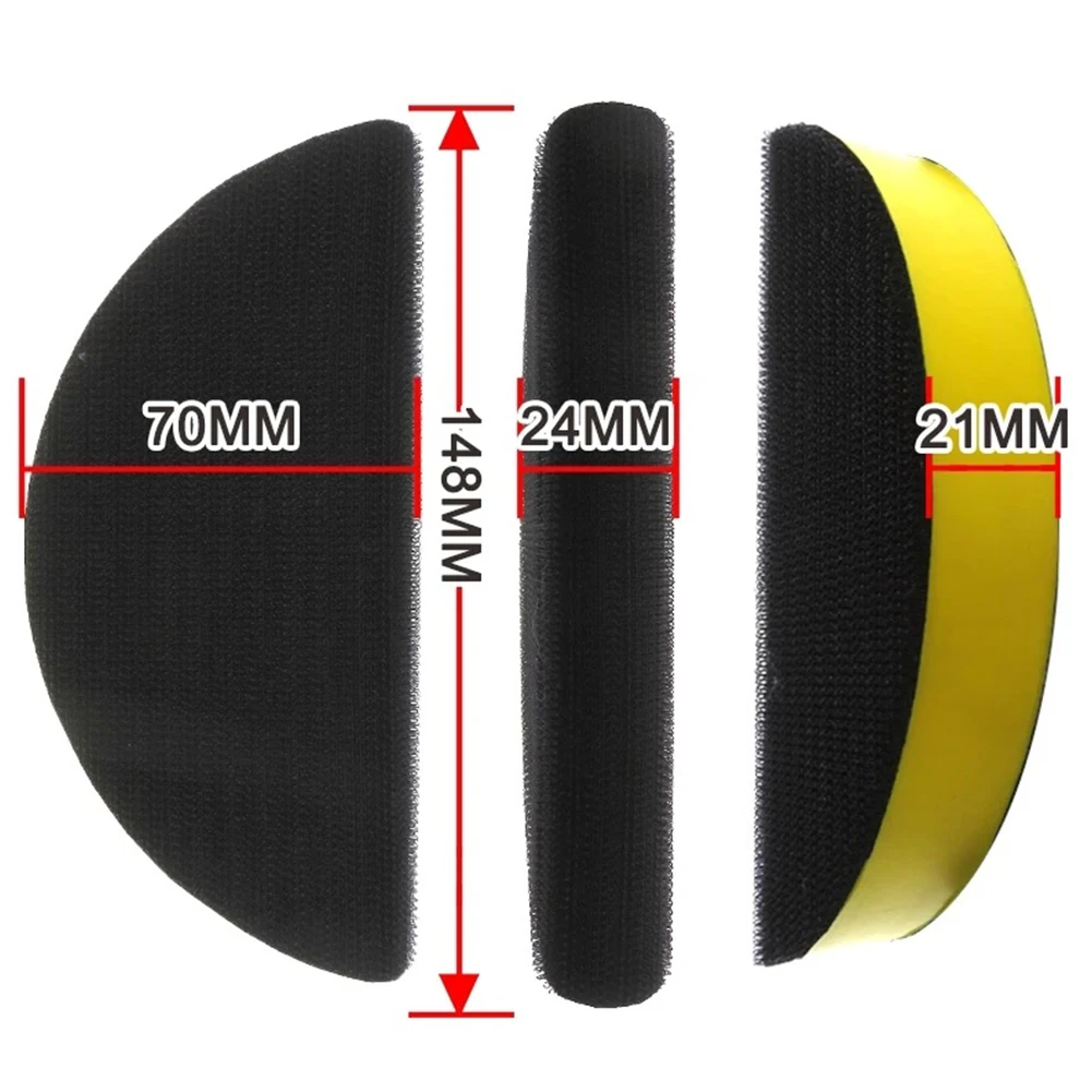 

Hand Sanding Block Compatible with Standard 6 Inch Sanding Discs for Detail Oriented Sanding in Craft and Repair Applications