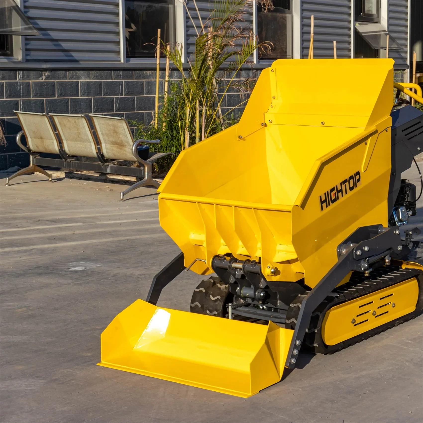 

Дешевый гусеничный самосвал 800 кг, 1000 кг HT500, мини-трековый транспорт, резиновый самосвал