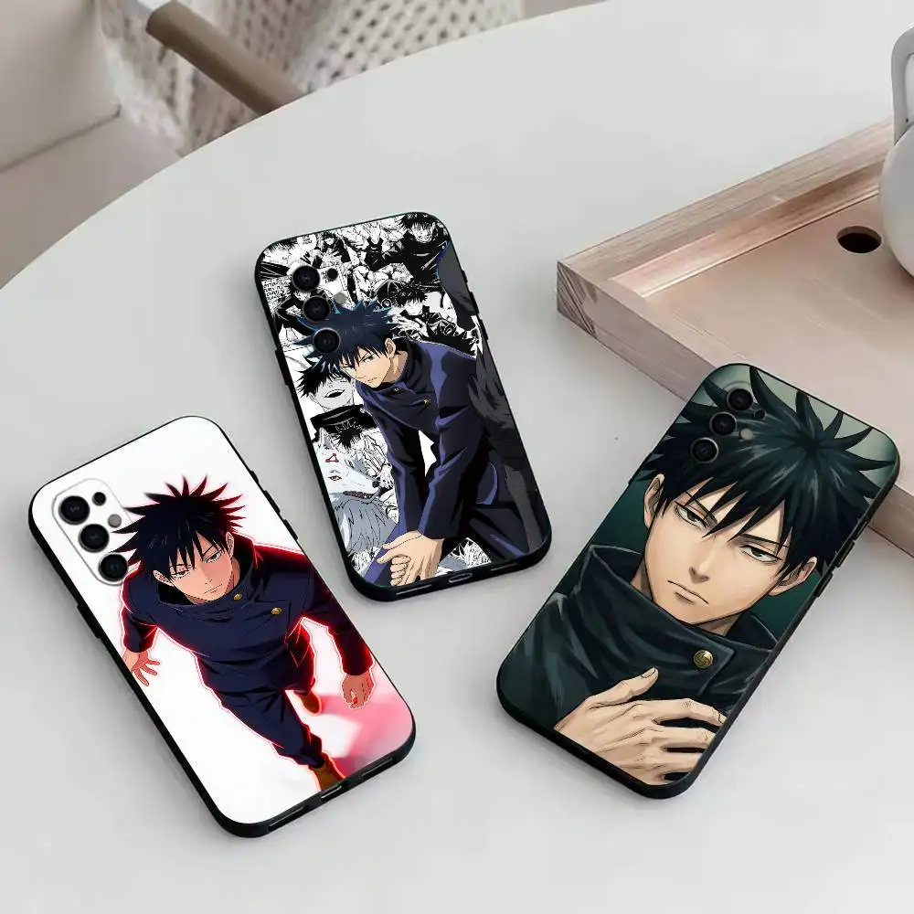 

JK-F-Fushi-guro M-Meg-umi Phone Case For Samsung S25,S24,S21,S22,S23,S30,Ultra,S20,Plus,Fe,Lite,Note,10,Black Cover