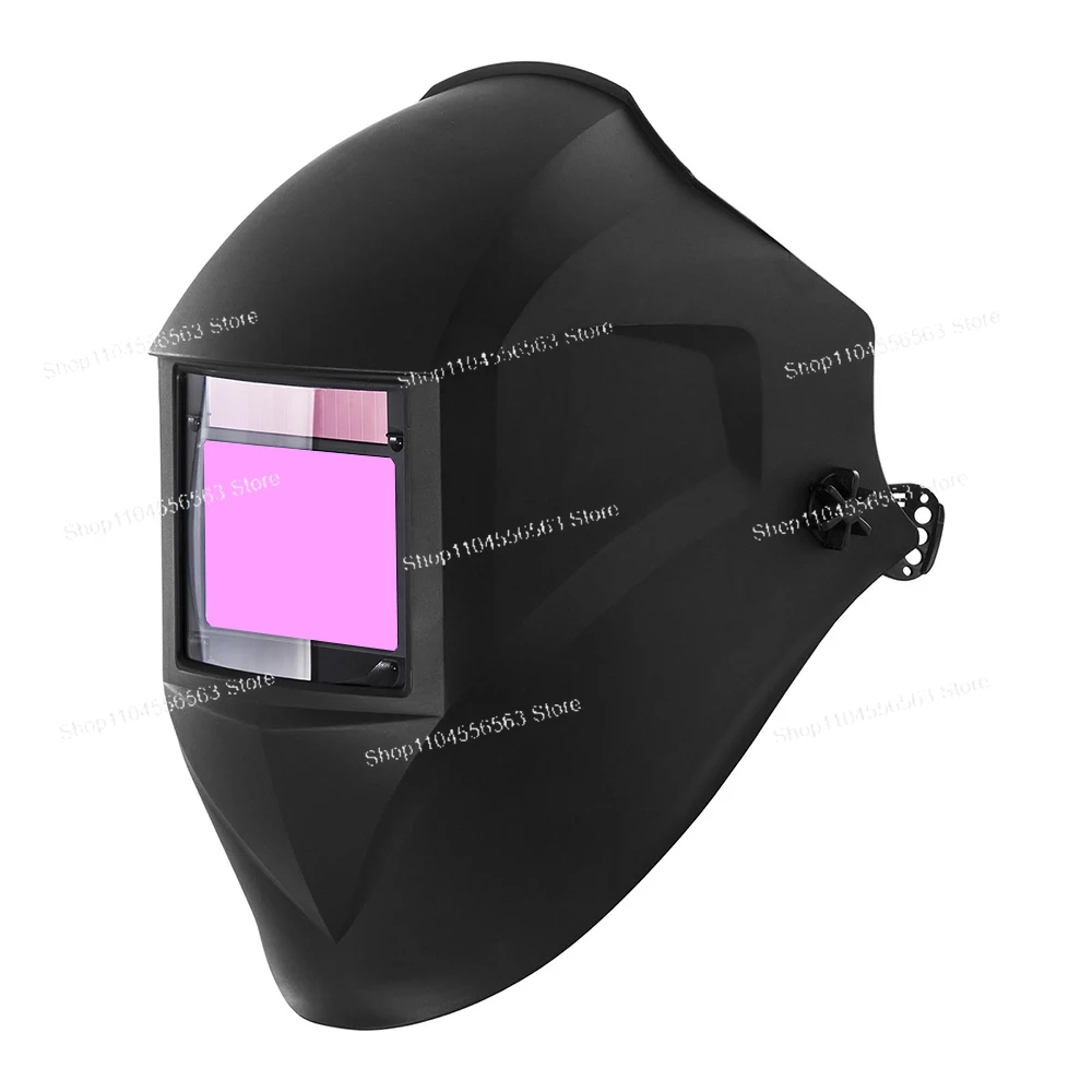 Welding Helmet with 1/1/1/1 Optical Class & 100x73mm Large View, Solar Powered, for MIG/TIG/Arc Welding
