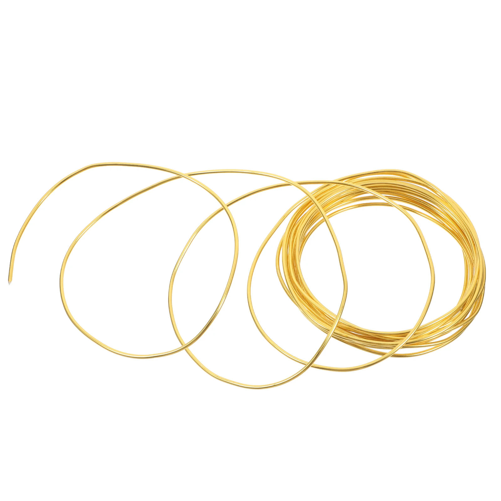 سلك ألومنيوم بطول 5 متر للحرف اليدوية، سلك صنع المجوهرات المرن، مشاريع فنية ذاتية الصنع، شرائط معدنية فضية للهواة