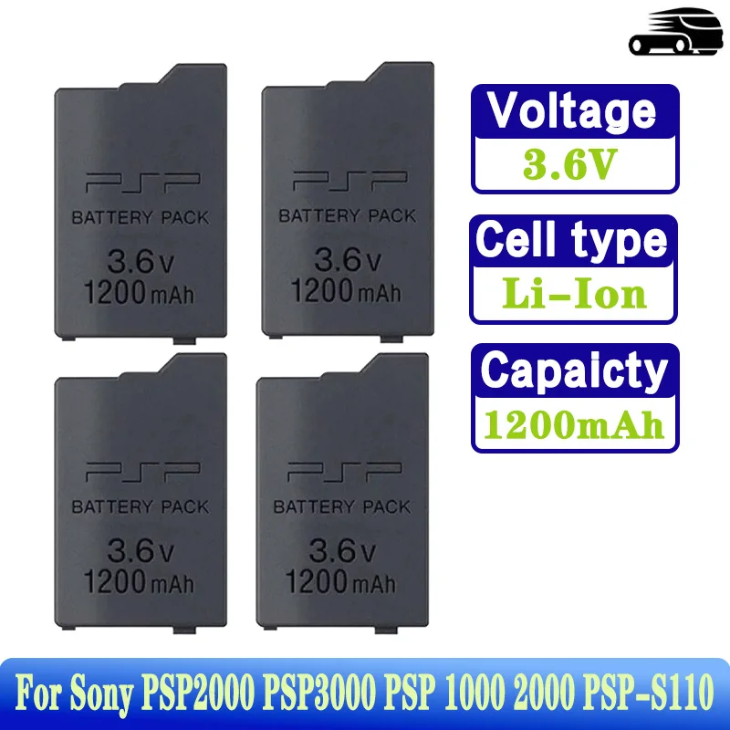 

100% Original 3.6V1200mAh Replacement Battery for Sony PSP2000 PSP3000 PSP 1000 2000 PSP-S110 PlayStation Portable Gamepad