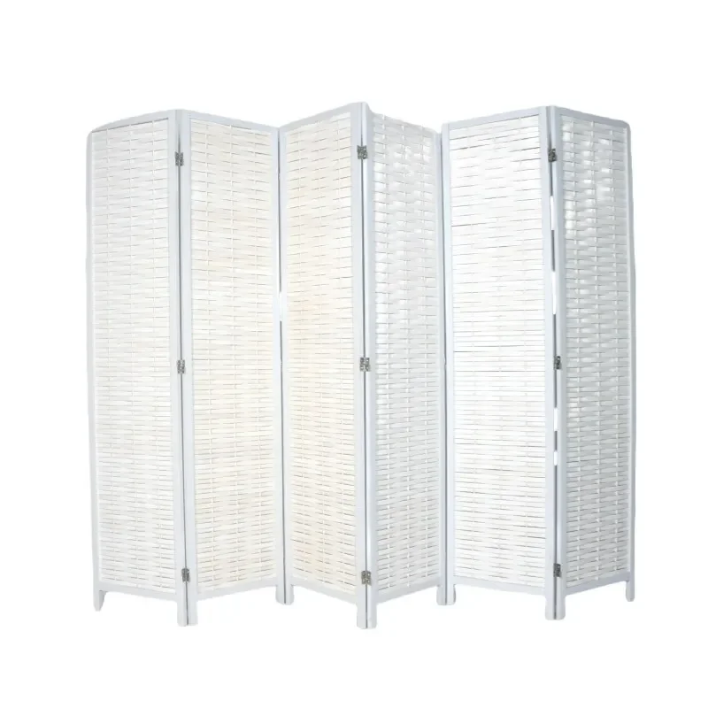 Solid Wood Folding Room Divider Mobile Partition Wall for Tea Room Study Simple New Chinese Style Screen