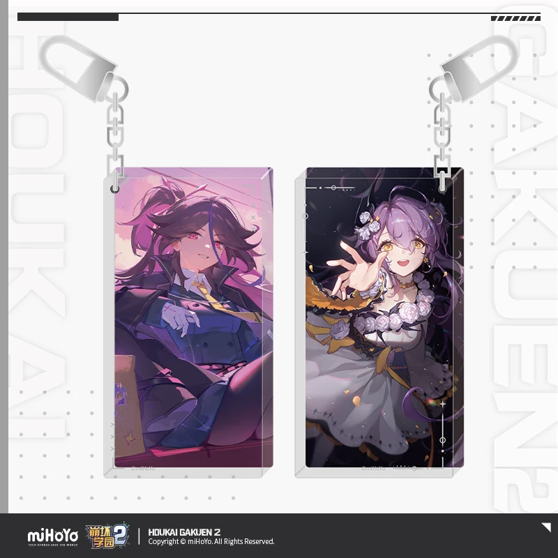 

2025 Anime Game Houkai Gakuen 2 Birthday Celebration Theme Acrylic Pendant Keychain Sirin Houraiji Kyuusyou MiHoYo Cosplay Gift