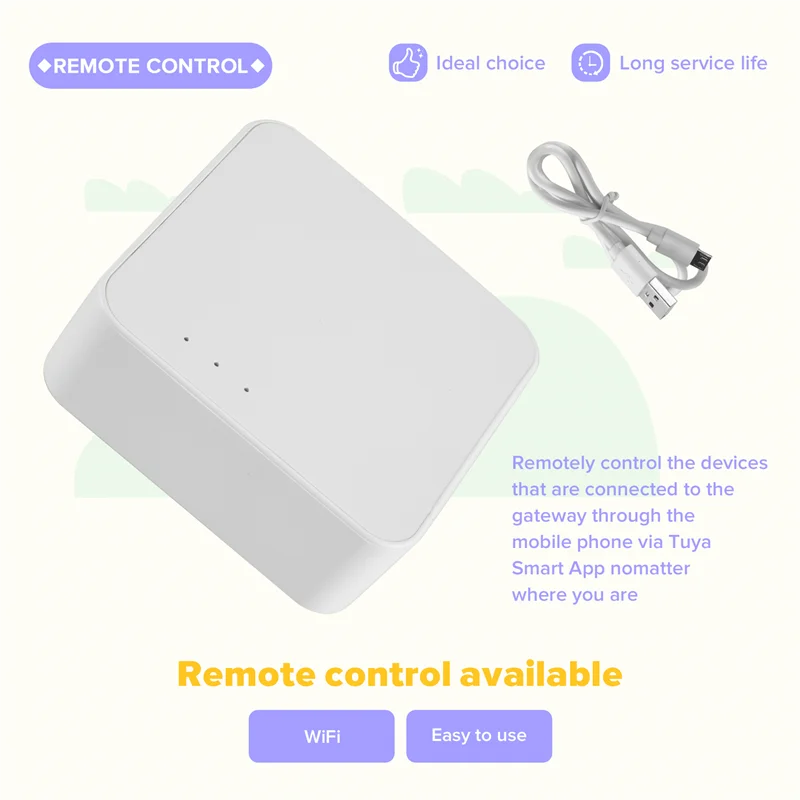 AY03-Tuya Zigbee Wifi Bluetooth Smart Multi Mode Gateway Compatibel Hub Bridge Smart Leven APP Controle Onderdelen Voor Alexa Google Hom