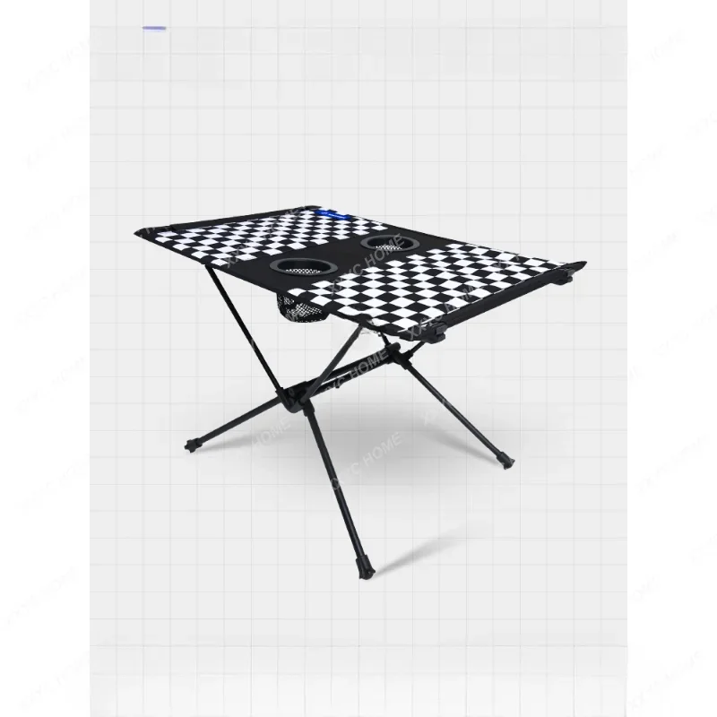 Camping Table Outdoor Folding Aluminum Alloy Ultra-Light Portable Tactical Table Lightweight Cloth Table Strong Load-Bearing