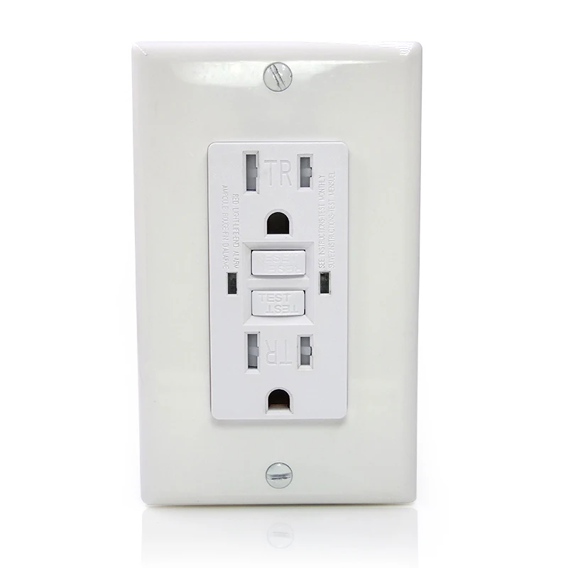 US-Standard 20amp Wand steckdose mit 4Ausb-Anschluss, amerikanische 15amp Steckdose mit Leckage schutz, typec smart 2.1a Schnell ladung