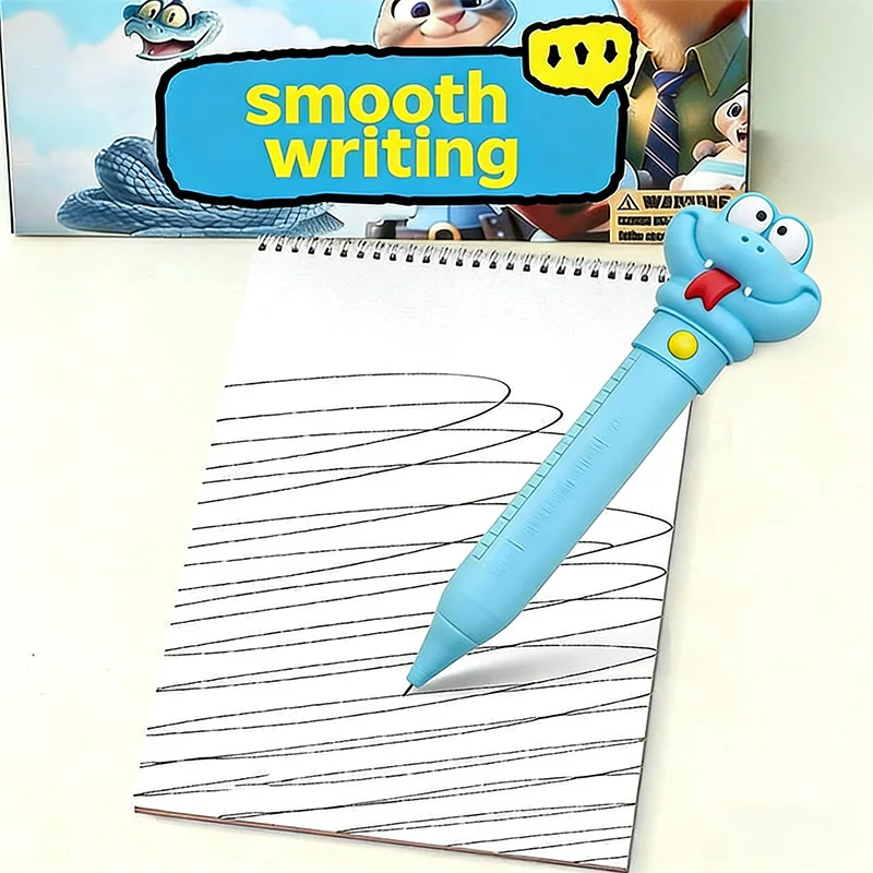 Disney Zootopia 2 Judy Carrot-Shaped 2-in-1 Voice Recorder Pen|Gary Snake Serum Pen | Innovative Stationery|Ideal Christmas Gift