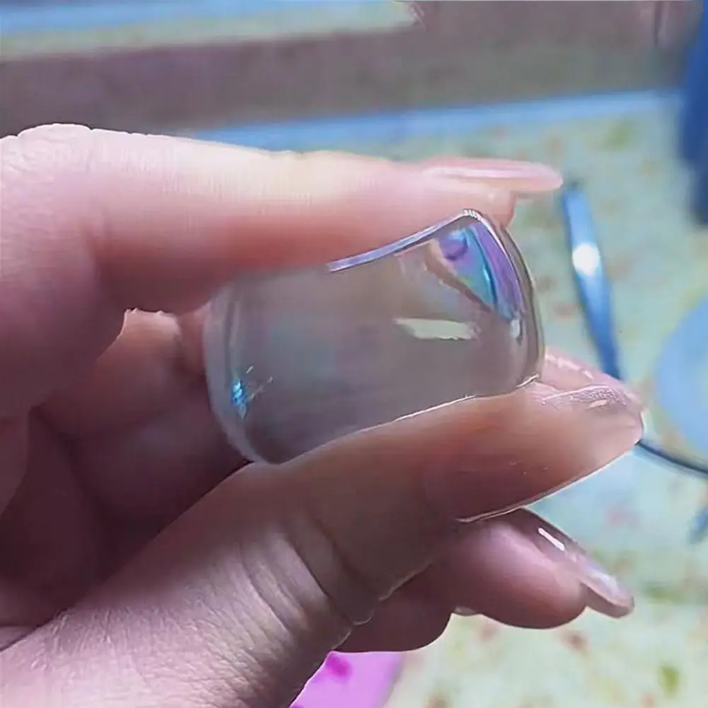 Mini cubo de gelo brinquedos mole liberar estresse transparente pequeno bloco de gelo pitada espremendo cubo de gelo quadrado descompressão ventilação brinquedo