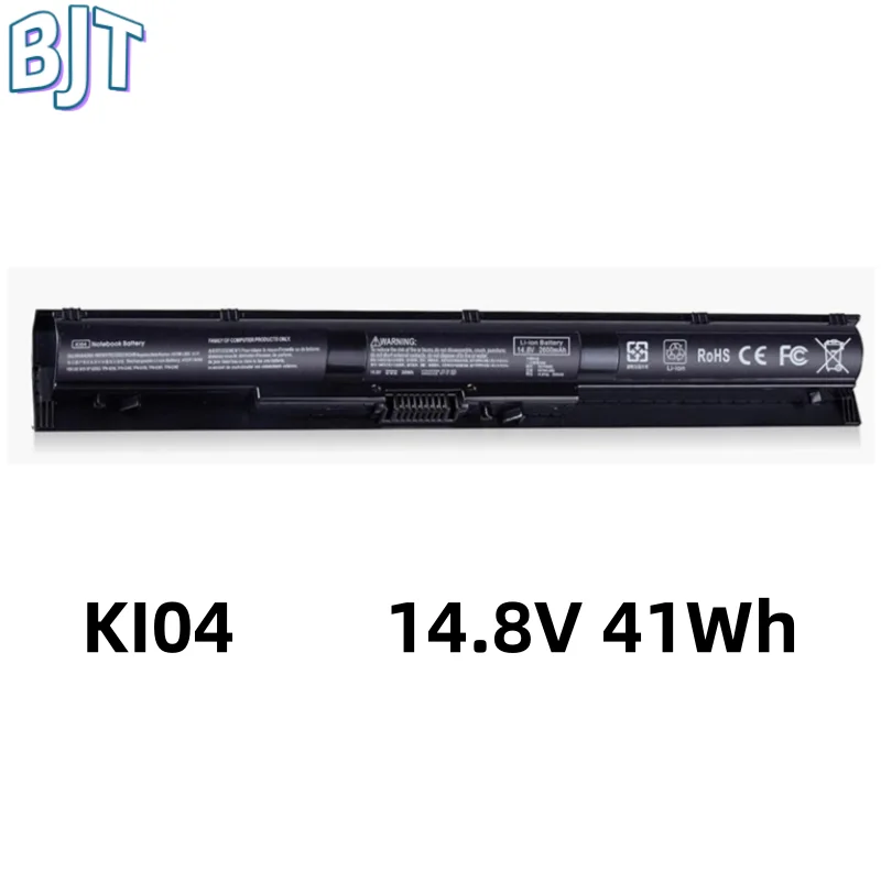 14.8V 41Wh Li-on Battery Pack KI04 For HP Pavilion 14-ab 14T-ab 15-ab 15-an 17-g TPN-Q158 HSTNN-DB6T HSTNN-LB6R HSTNN-LB6S