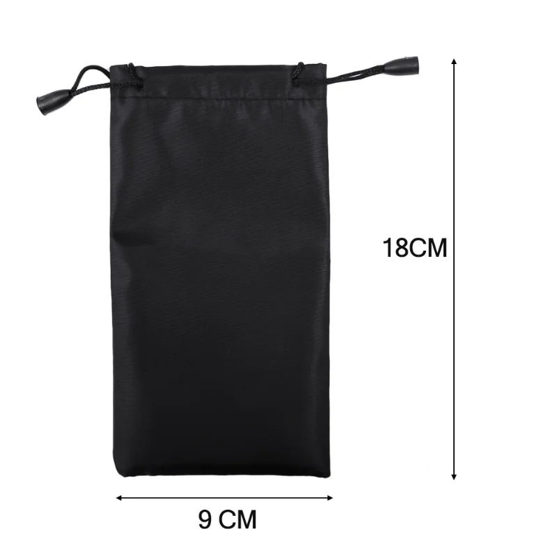 Borsa per occhiali da sole impermeabile in tessuto da 10 pezzi Custodia per polvere in microfibra Borsa per il trasporto di occhiali Contenitore per