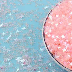 4mm sequins new four-pointed star sequins crafts sequins wedding dress decoration sequins DIY accessories sequins 10g/20g/50g
