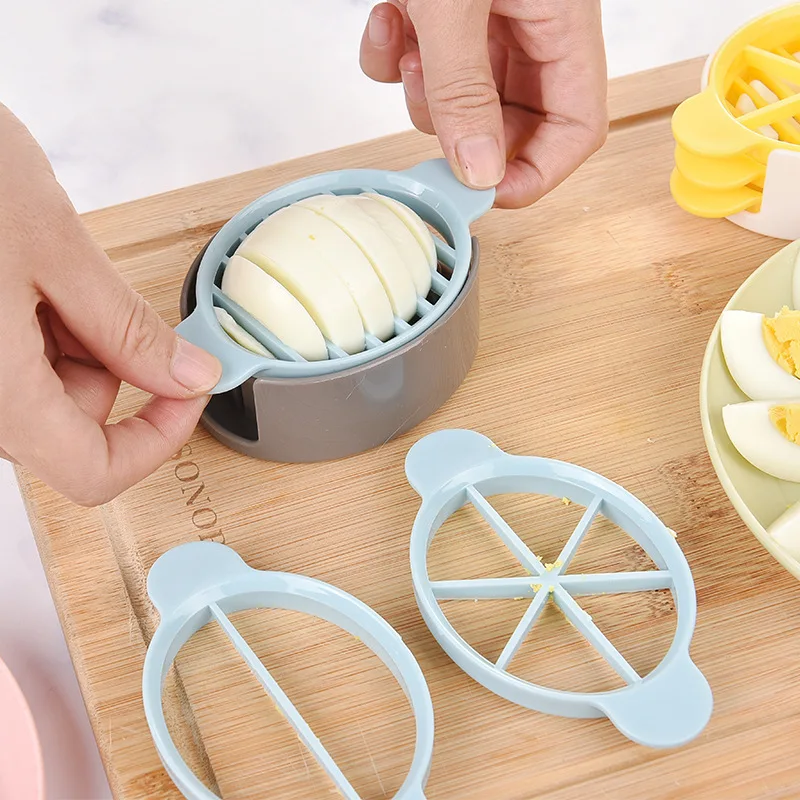 Creative Multifunctional Egg Cutter Three In One Egg Divider Preserved Eggs Slicers Divider Manual Food Processors Kitchen Tools