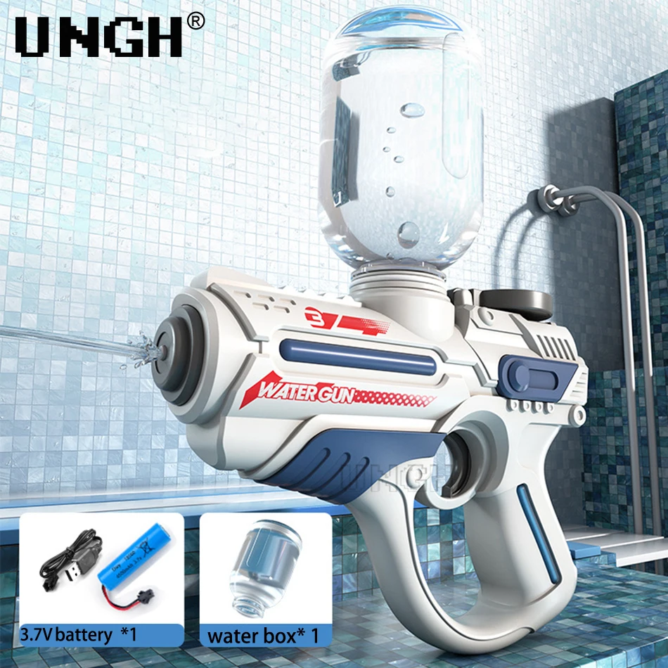 UNGH Electric Automatic Water Gun Children High-pressure Outdoor Beach Large-capacity Swimming Pool Summer Toy for Children Boy