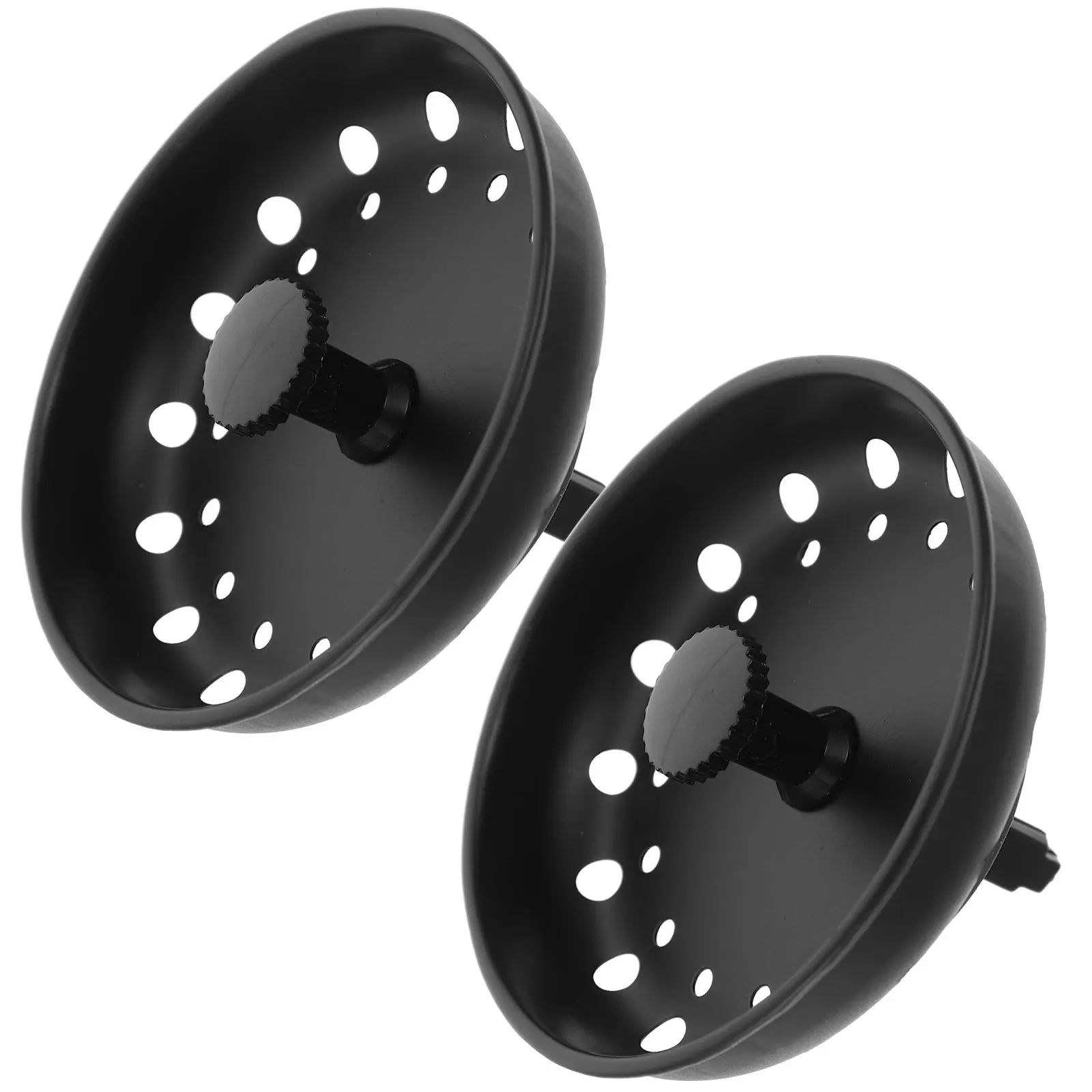 2 قطعة مصفاة حوض تصفية خزان المياه للمطبخ سدادة استنزاف معدنية مع مقبض غرامة شبكة الحطام الماسك الشعر سهلة #2