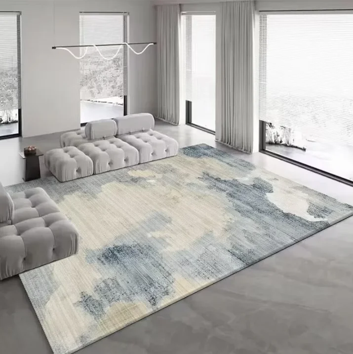 Modern Art Abstract Living Room Carpet Simple Guest Room Cloakroom Carpets Bedroom Decorative Rug Thickened Non-slip Porch Mat