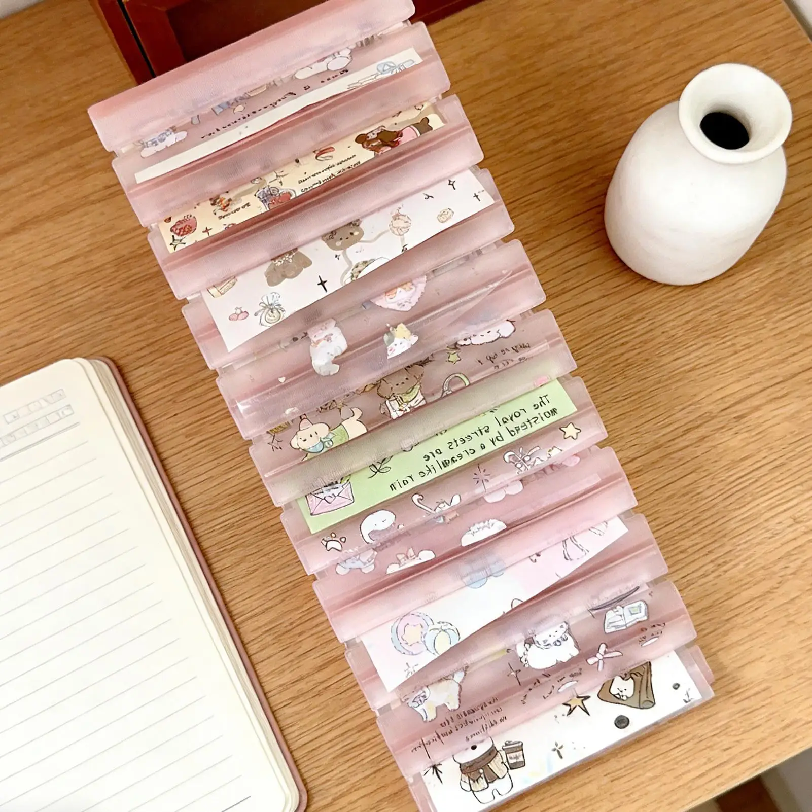 Nail Transfer Foil Storage Box Manicure Supplies Nail Foil Roll Organizer 10-Slot Nail Transfer Paper Holder Organizer Box