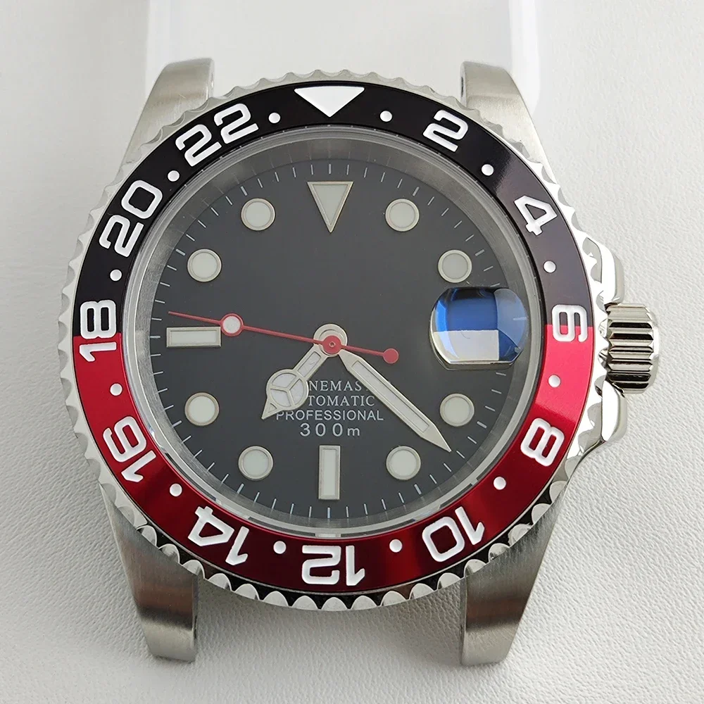 40mm NH35 Case Dial Hands Stainless Steel Bracelet Sapphire Glass Fit Sub GMT NH34 NH35 NH36 Movement Men's Watch Parts Assemble - Image 3