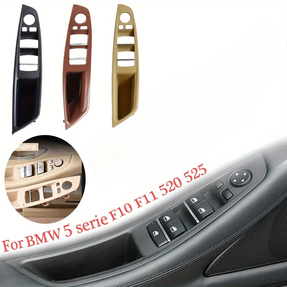 

Beige Black Brown LHD Inner Door Handle Panel Cover Left Hand Drive Car Door Handle For BMW 5 Series F10 F112010-2017