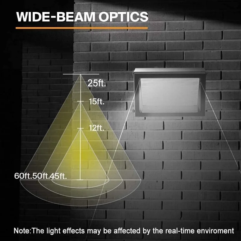 LEDMO-Pack d'éclairage mural LED, Crépuscule pour Foster, Cellule photoélectrique, Extérieur, Commercial, Lampes industrielles, oh HPS HID, 120 K, 840W, 5000 W, 4 packs