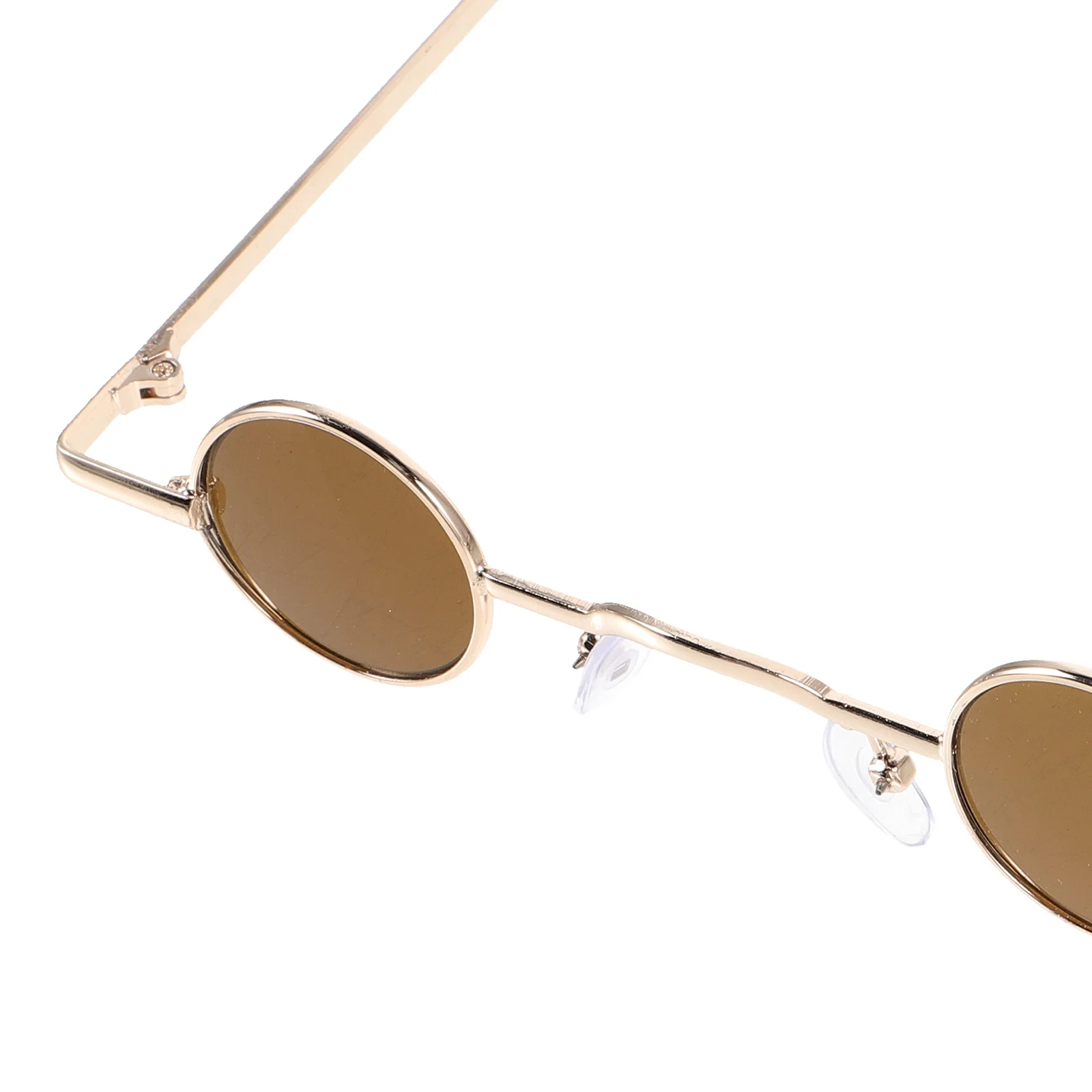 

Vintage Round Sunglasses Retro Circle Frame Eyeglasses Durable Metal Lightweight Party Glasses for Carnival Cosplay