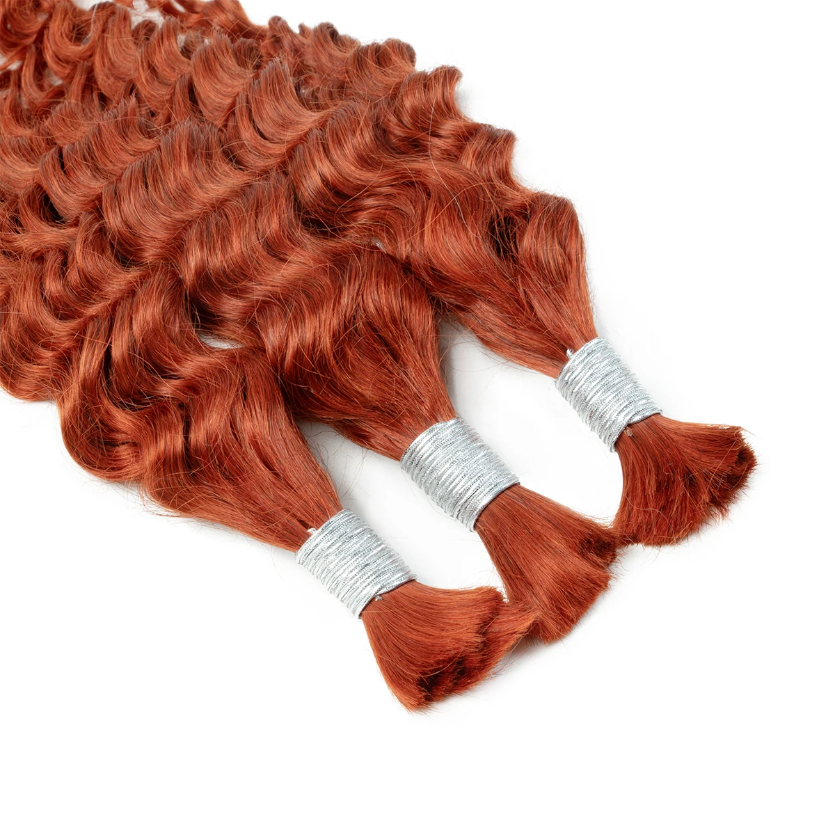 #350 Deep Wave Hair Bulk Extensions Remy Hair Bundles DIY Bulk Braiding Human Hair 45-50g/Pack Bulk Human Hair For Braiding