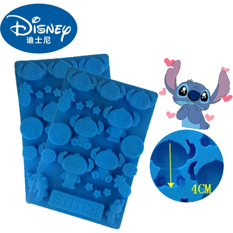 Anime Disney Stitch 3D Silicone Kawaii Lilo & Stitch Cake Mold Chocolate Candy Molds DIY Birthday Cake Decorating kids Gifts Toy