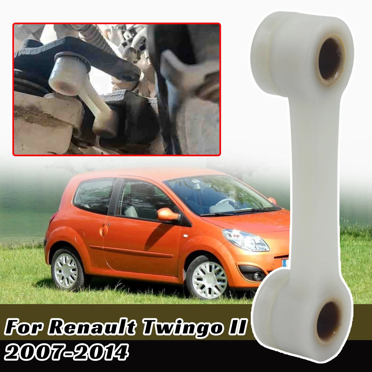 

For Renault Twingo II 2007-2014 Gear Selector Rod End Repair Plastic Transmission Accessories Shift Gearbox Connecting Manual