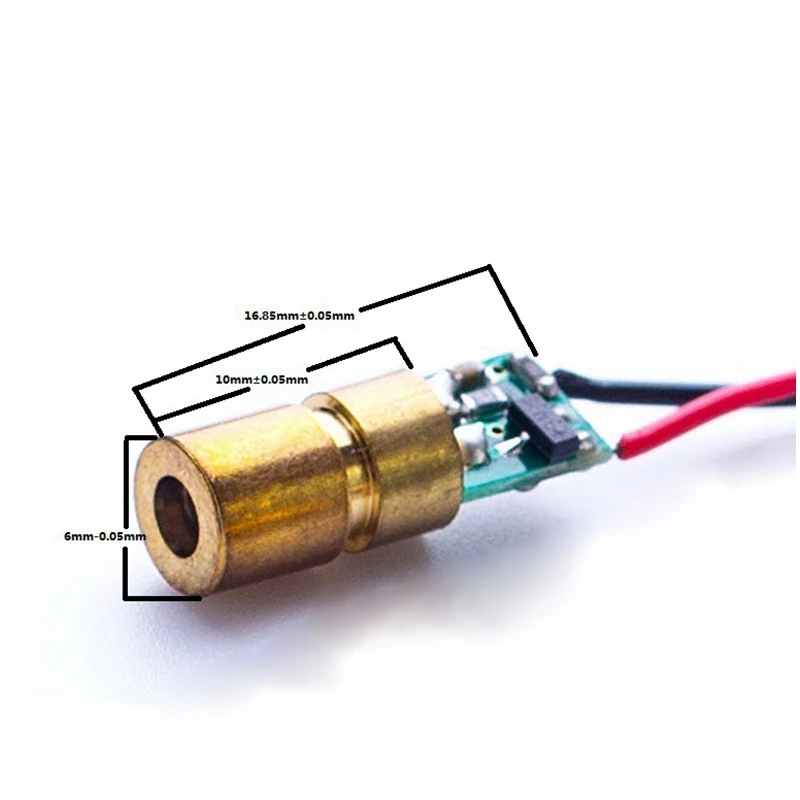 Mini 980nm 50mw Infrared IR Laser Diode Module  6X17.5mm