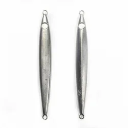 Ufishing 15g-80g Fast Sinking Unpainted Fishing Jigs 10Pcs/Lot Seawater Jigging Lure Body For DIY