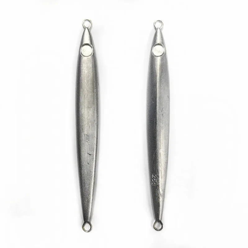 Ufishing 15g-80g Szybko tonące niepomalowane przynęty wędkarskie 10 sztuk/partia woda morska Jigging Lure Body dla majsterkowiczów